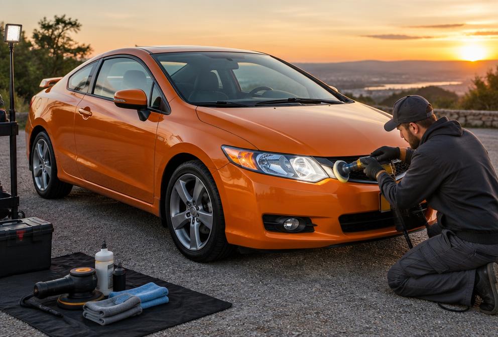 Lighting Service performed by a mobile mechanic