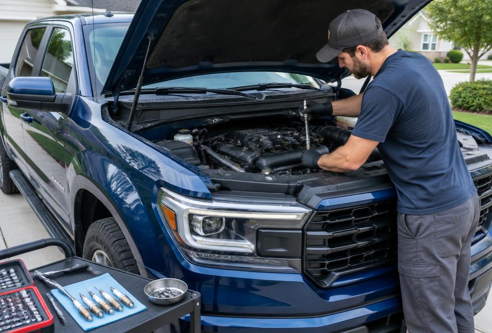Tune-Up Service performed by a mobile mechanic